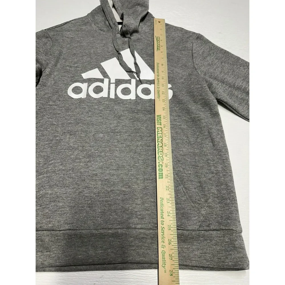 NWT Adidas Golf Grey White Fleece‎ Hoodie Sweatshirt ADVR0801 Men's Size M
